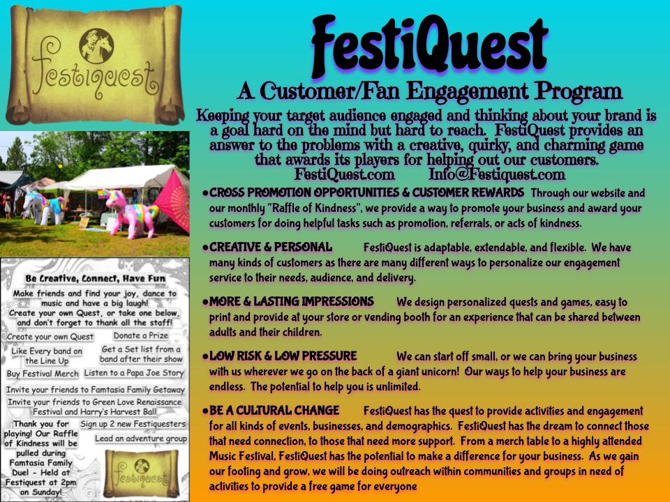 FestiQuest Info Deck